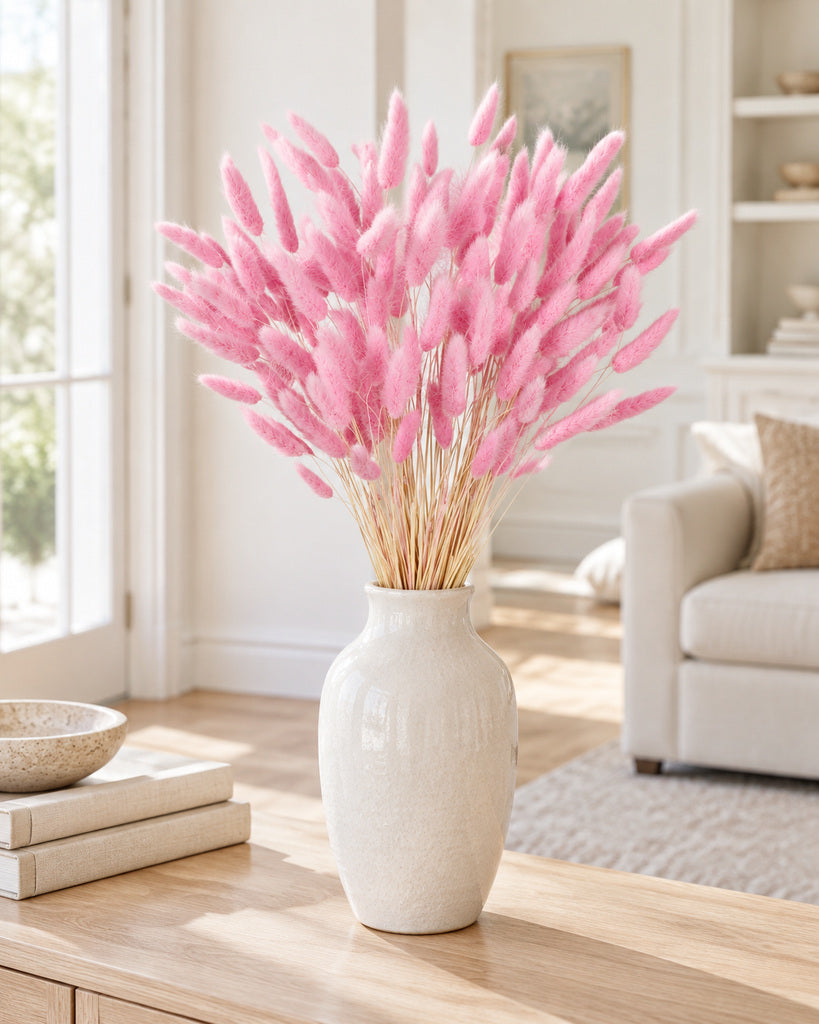 Pink Dried Pampas Grass - 17 in