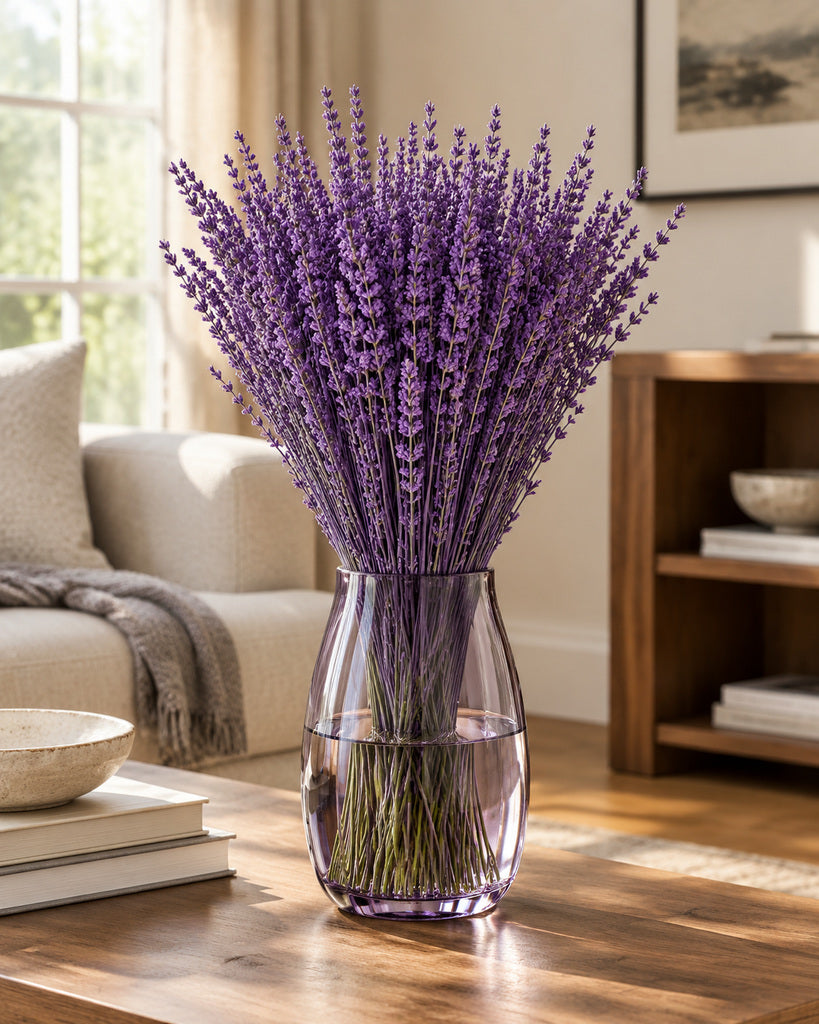 2 Pack Purple Dried Lavender Flowers - 16–17 in