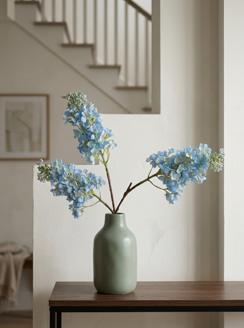 Sky Blue PVC and Soft-Rubber Lilac Stem - 64 cm