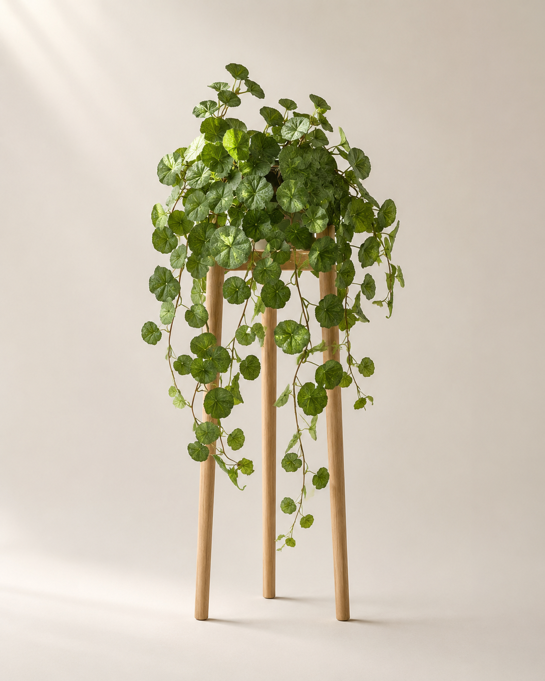Trailing Artificial Begonia Leaf Hanging Bush - 90 cm
