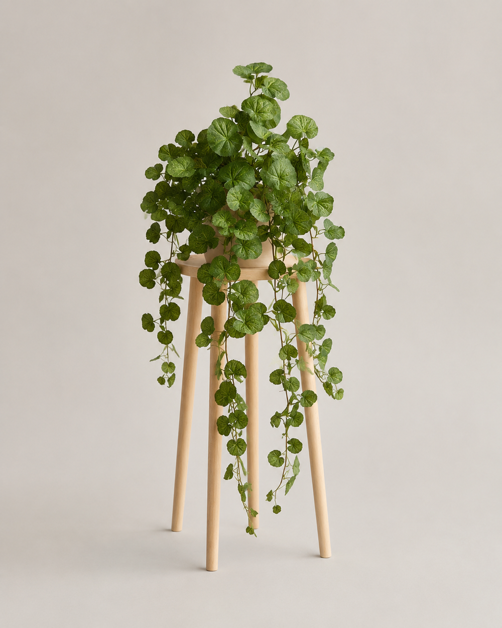 Trailing Artificial Begonia Leaf Hanging Bush - 90 cm