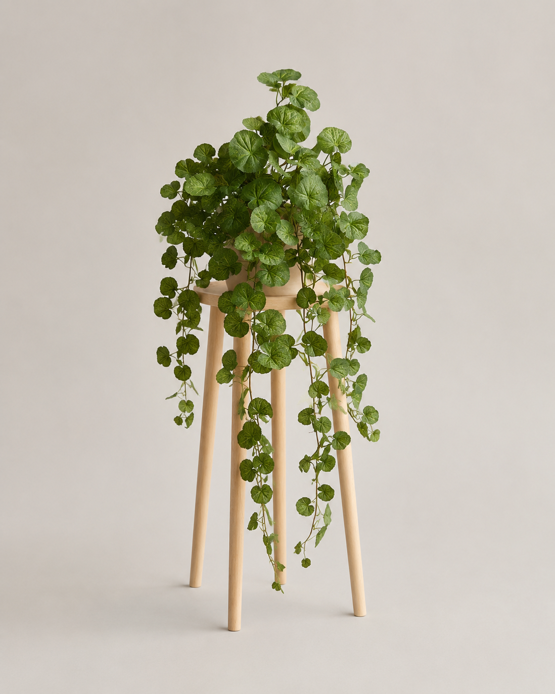 Trailing Artificial Begonia Leaf Hanging Bush - 90 cm