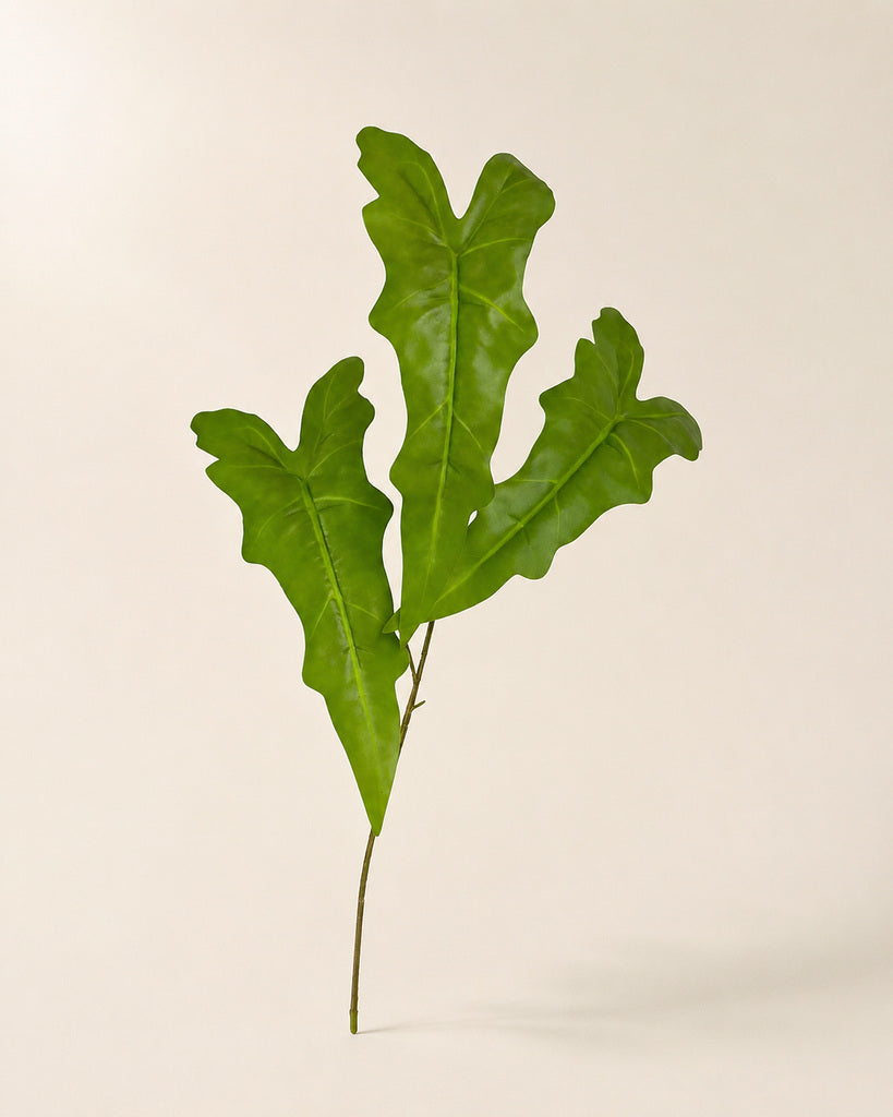 Green Artificial Fishbone Leaf Asparagus Greenery Stem - 69 cm