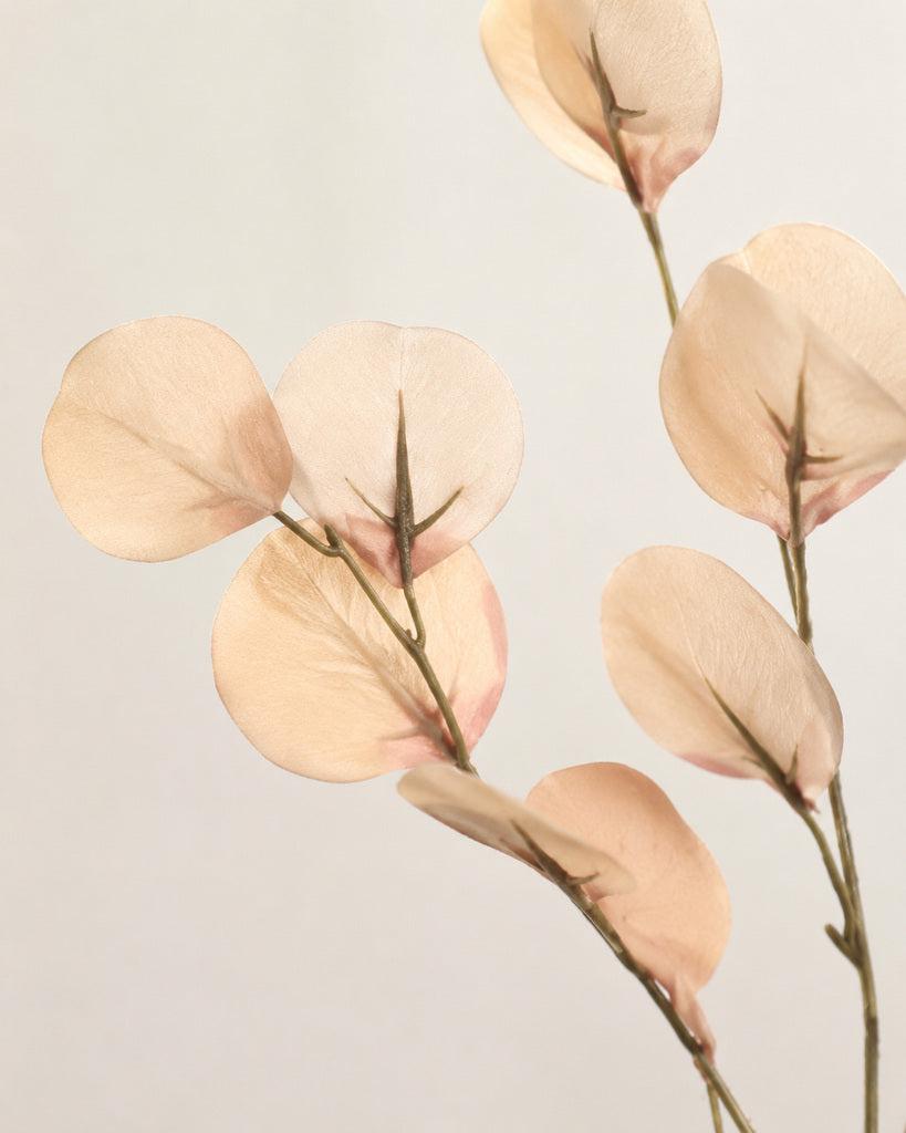 Light Taupe Artificial Eucalyptus Branch - 91 cm