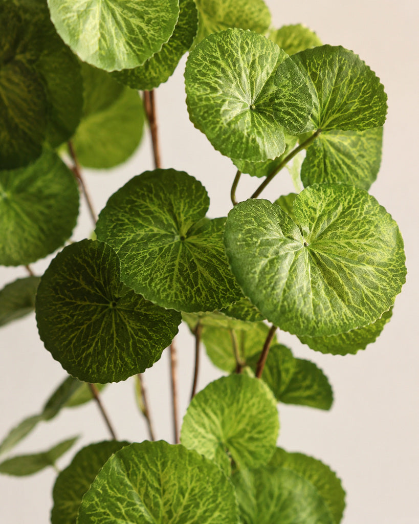 Trailing Artificial Begonia Leaf Hanging Bush - 90 cm