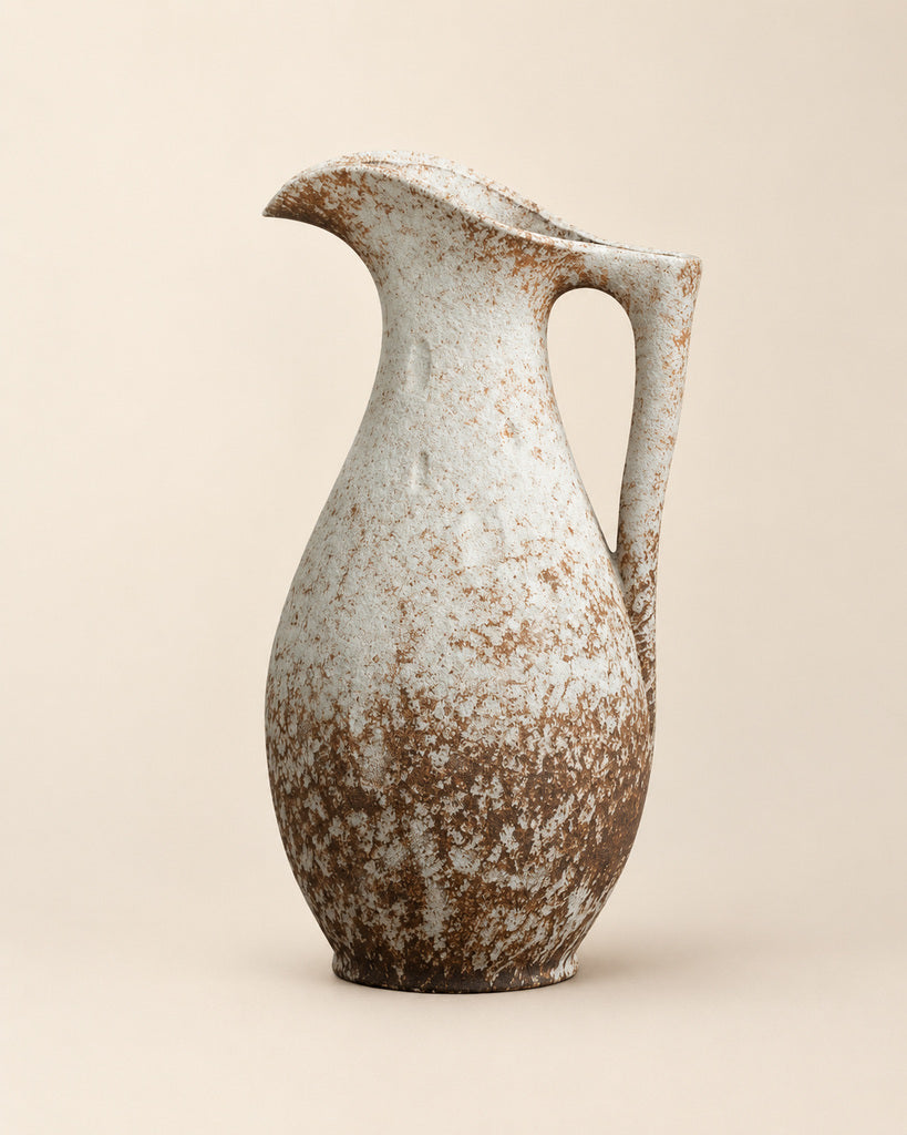Distressed Frost White Pitcher-Style Vase - 15.7"
