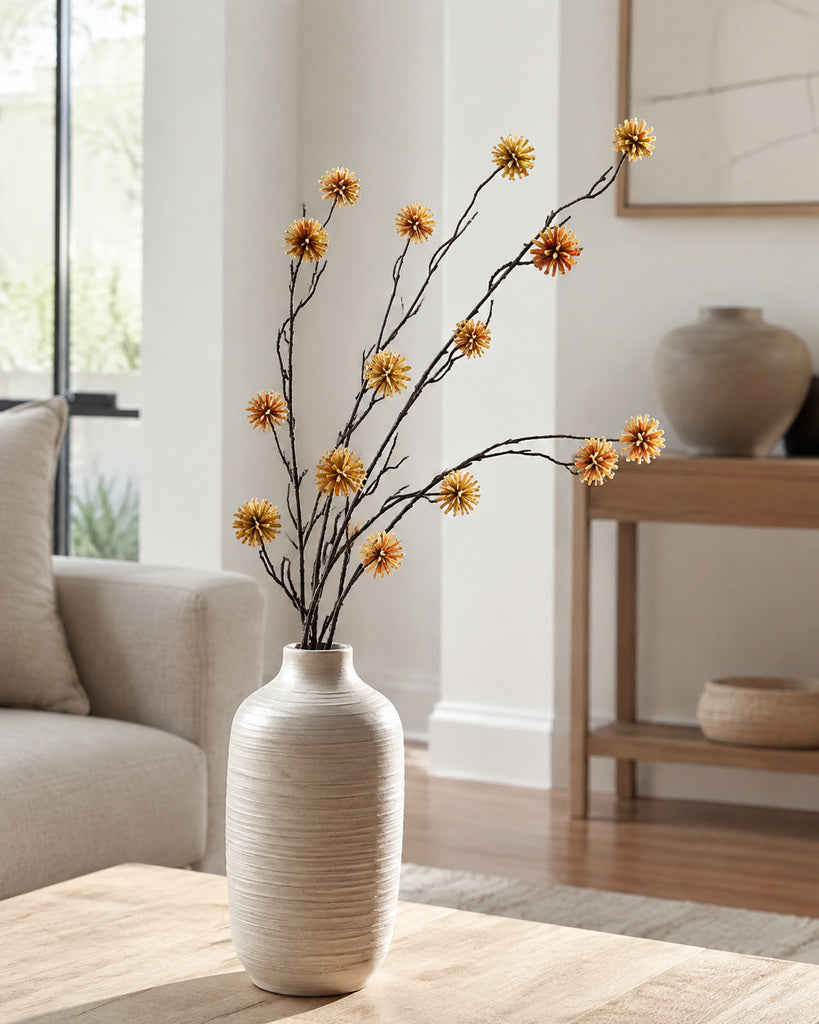 Orange Yellow Artificial Toon Fruit Branch - 79 cm