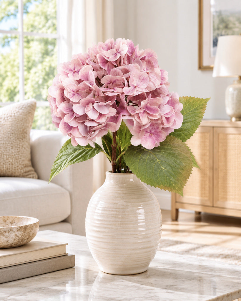 Dark Purple Athens Hydrangea - 53 cm