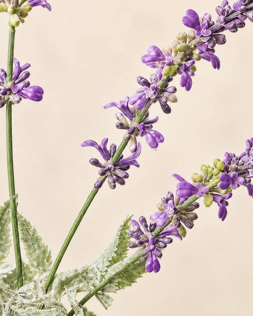 Purple Plastic Lavender Stem - 66 cm