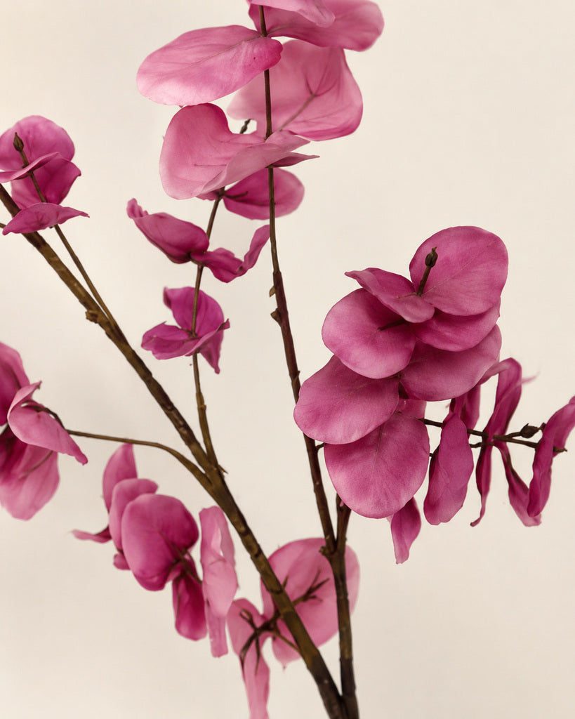 Venetian Red Artificial Layered Eucalyptus Branch - 86 cm