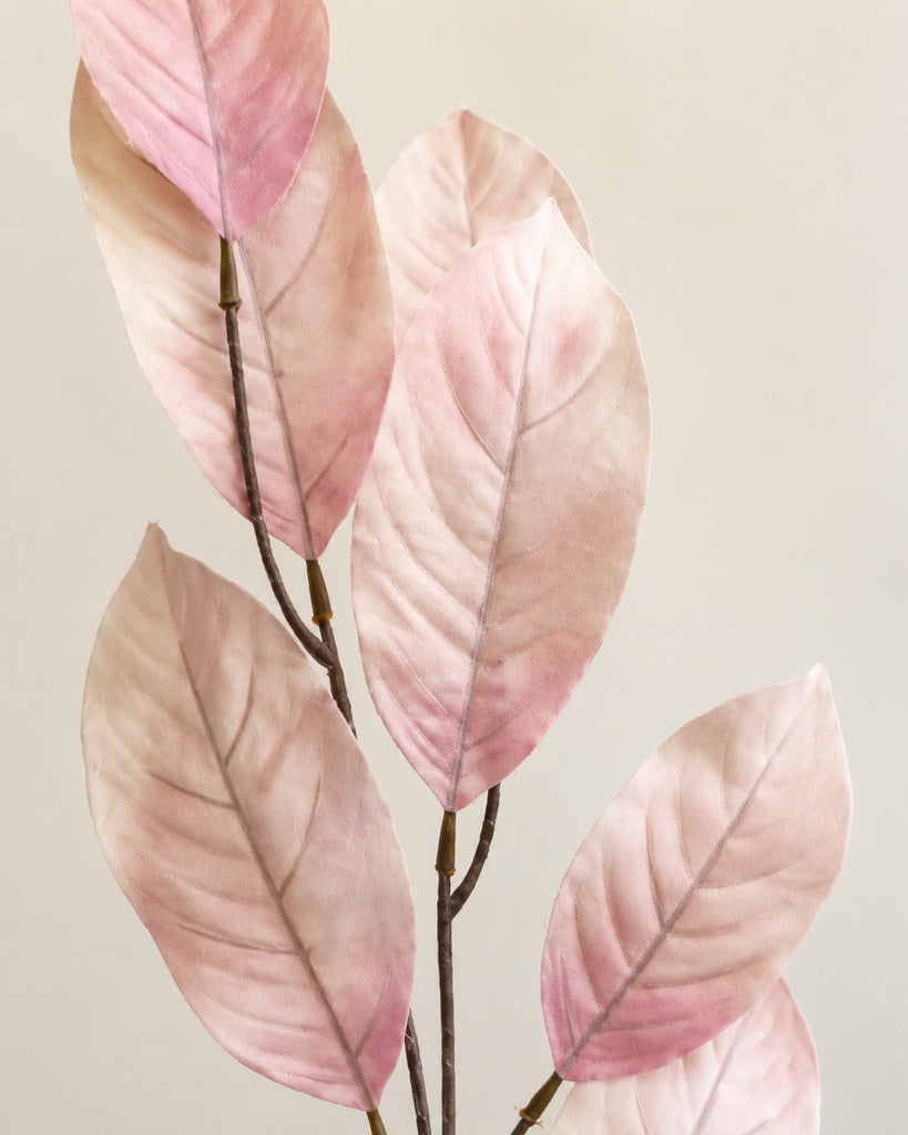 Chestnut Artificial Crape Myrtle Leaf Branch - 84 cm