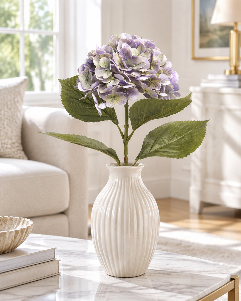 Purple Green Athens Hydrangea - 53 cm