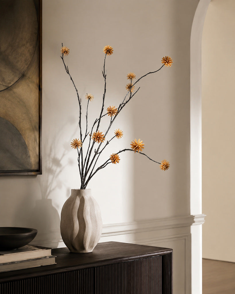 Orange Yellow Artificial Toon Fruit Branch - 79 cm