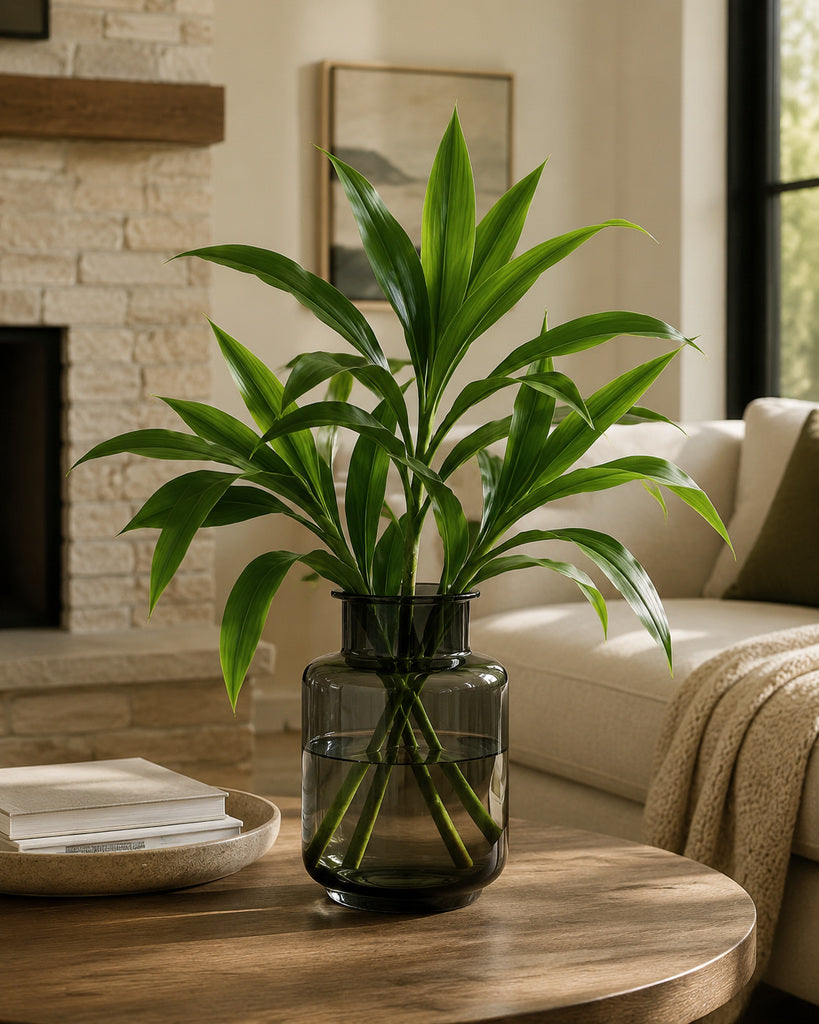 Green Artificial Brazilian Wood Lily Bamboo Branch - 96 cm