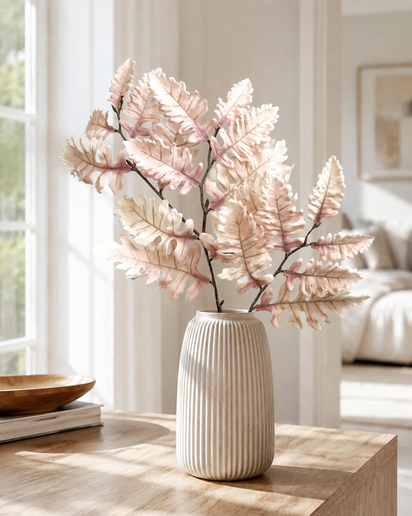 Chestnut Artificial Dusty Miller Stem - 69 cm