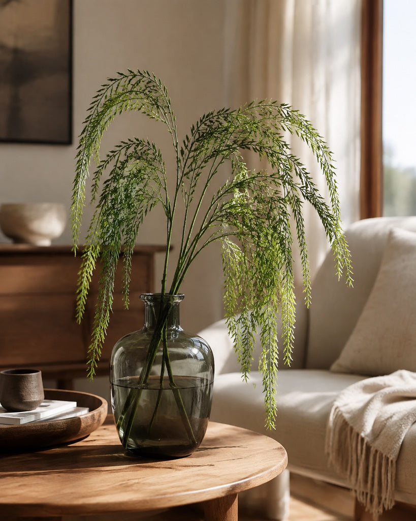 Plastic Artificial Cascading Foxtail Fern Vine - 115 cm