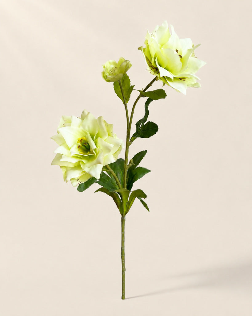 Green Artificial Clematis Floral Stem - 66 cm