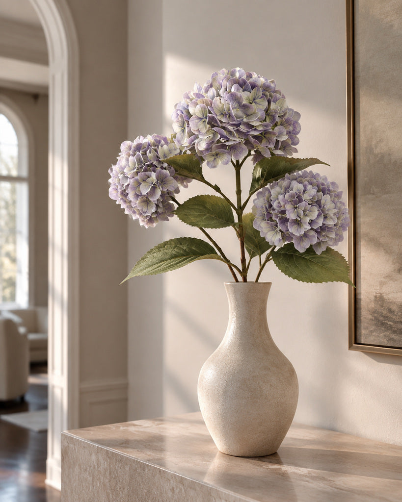 Purple Green Athens Hydrangea - 53 cm