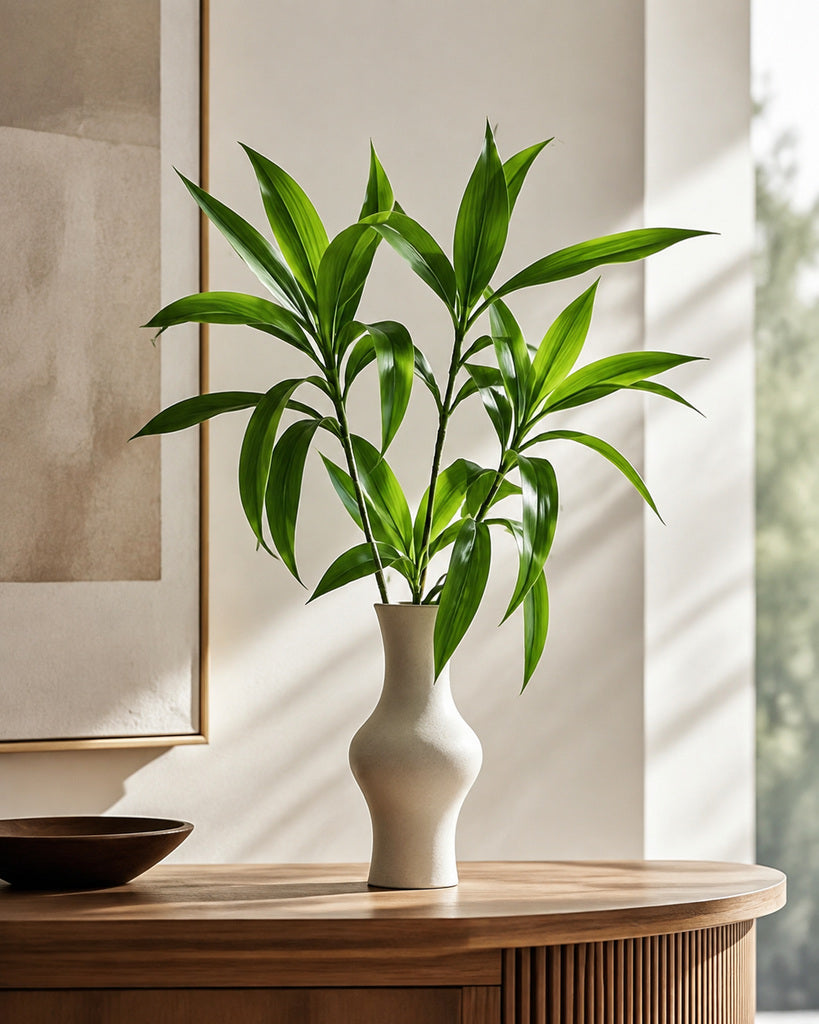 Green Artificial Brazilian Wood Lily Bamboo Branch - 96 cm