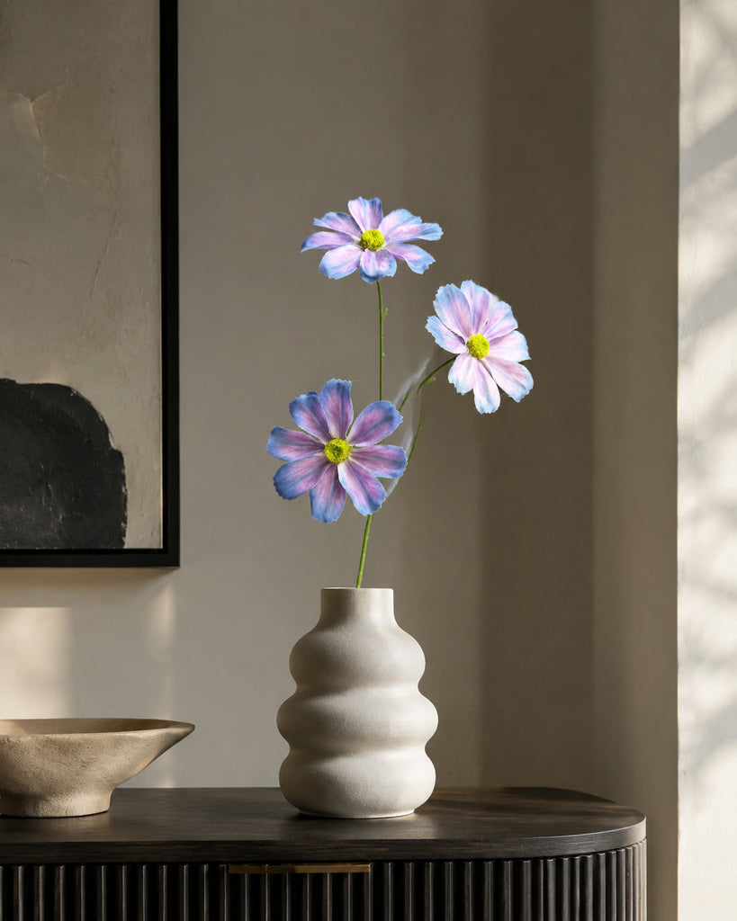 Lavender Artificial Cosmos Floral Spray - 60 cm