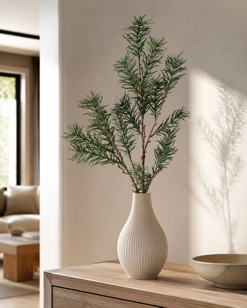 Plastic Artificial Longevity Pine Branch - 72 cm