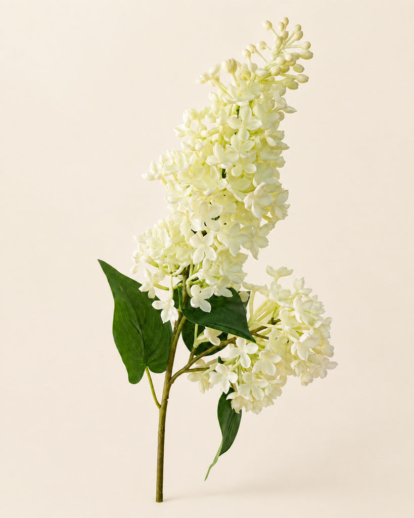 Ivory Soft-Rubber Lilac Stem - 72 cm