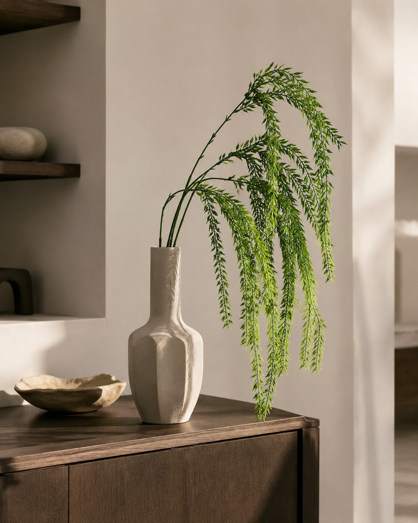 Plastic Artificial Cascading Foxtail Fern Vine - 115 cm