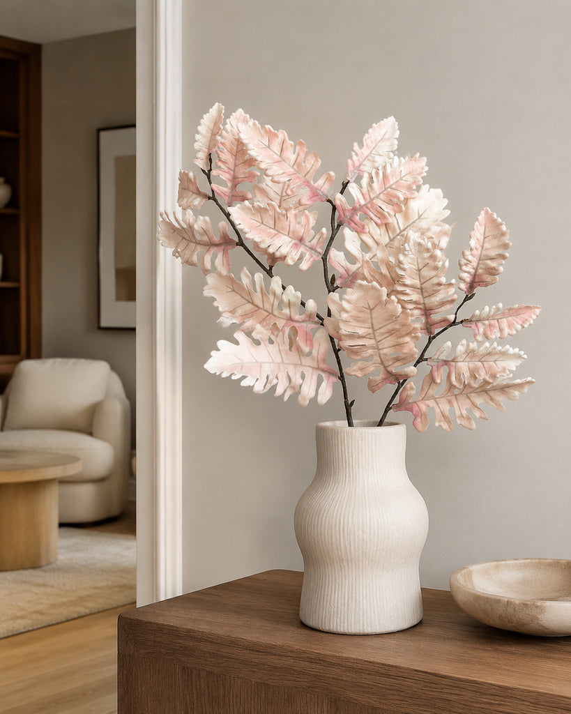 Chestnut Artificial Dusty Miller Stem - 69 cm
