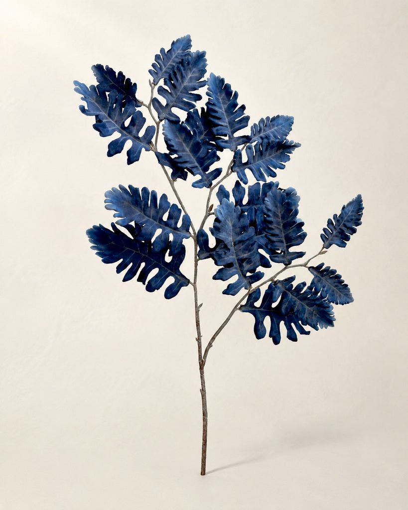 Indigo Artificial Dusty Miller Stem - 69 cm