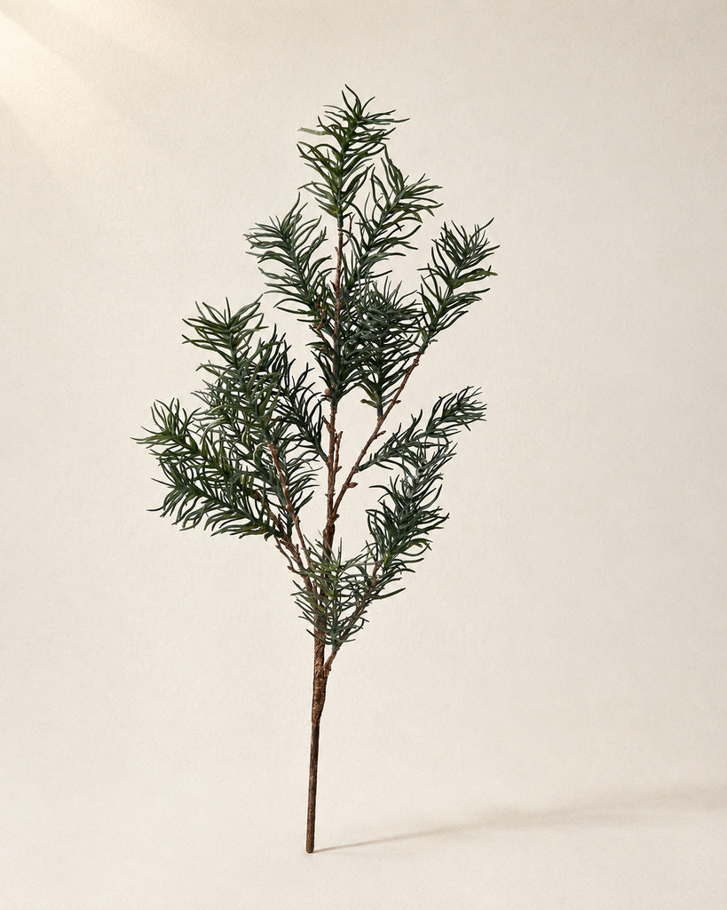 Plastic Artificial Longevity Pine Branch - 72 cm