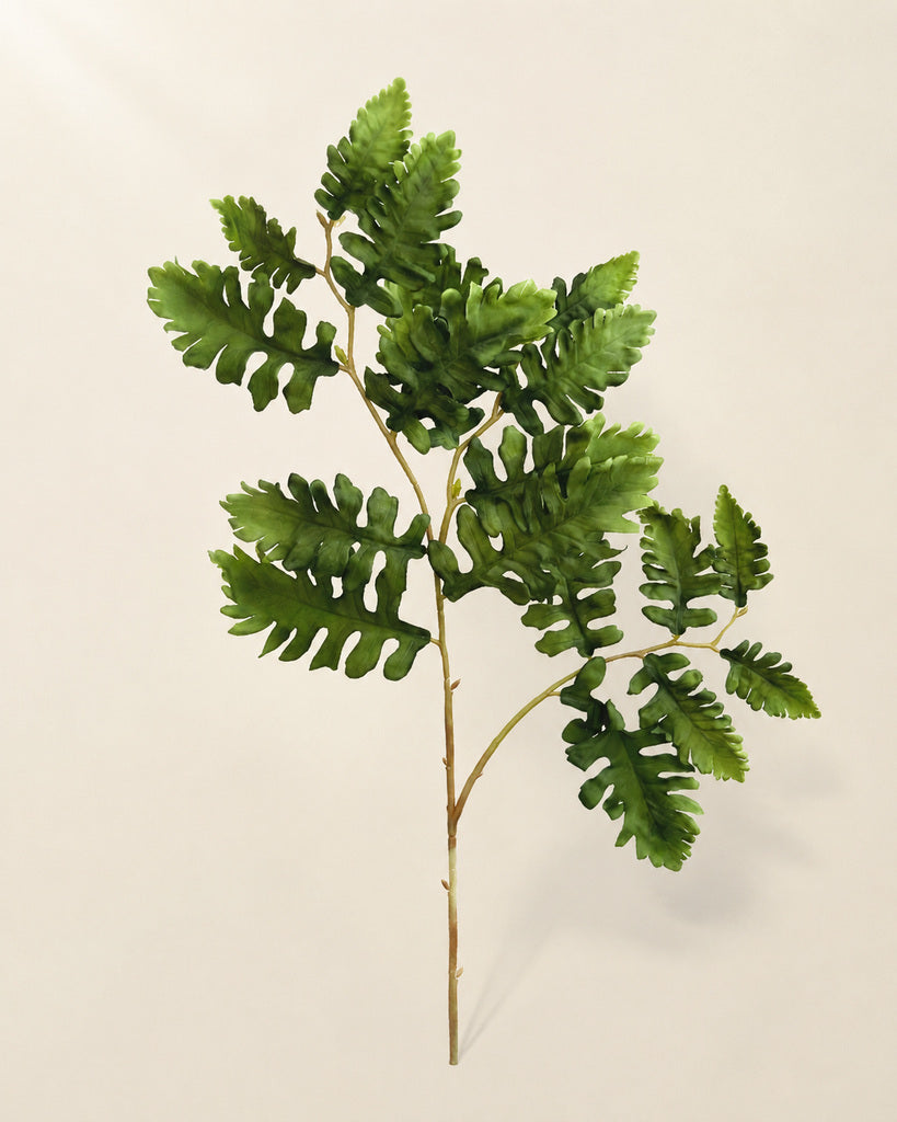 Green Artificial Dusty Miller Stem - 69 cm