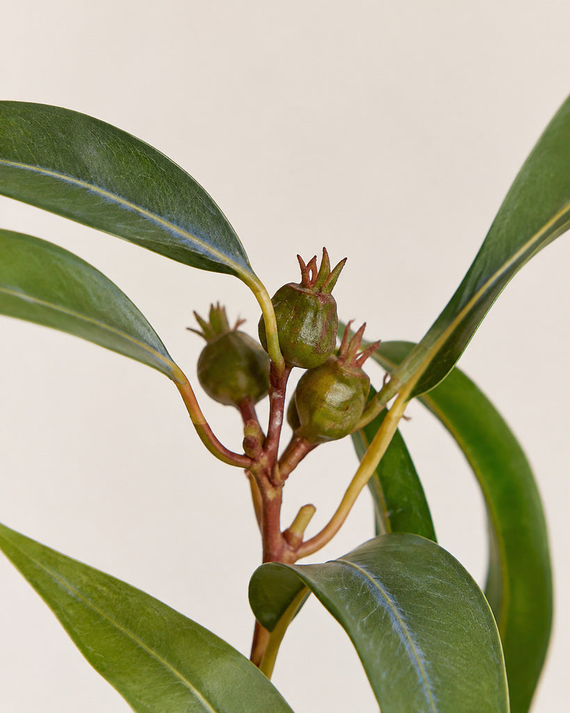 Green 3D Artificial Eucalyptus Leaf Branch - 57 cm
