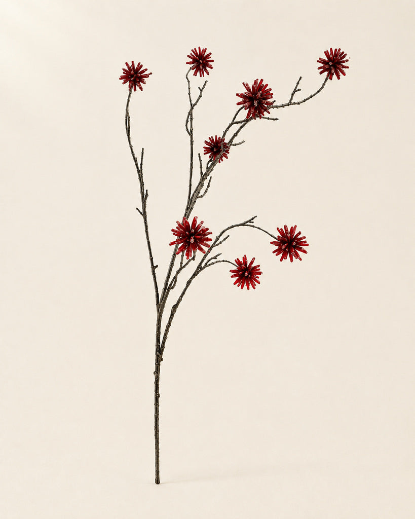 Red Artificial Toon Fruit Branch - 79 cm
