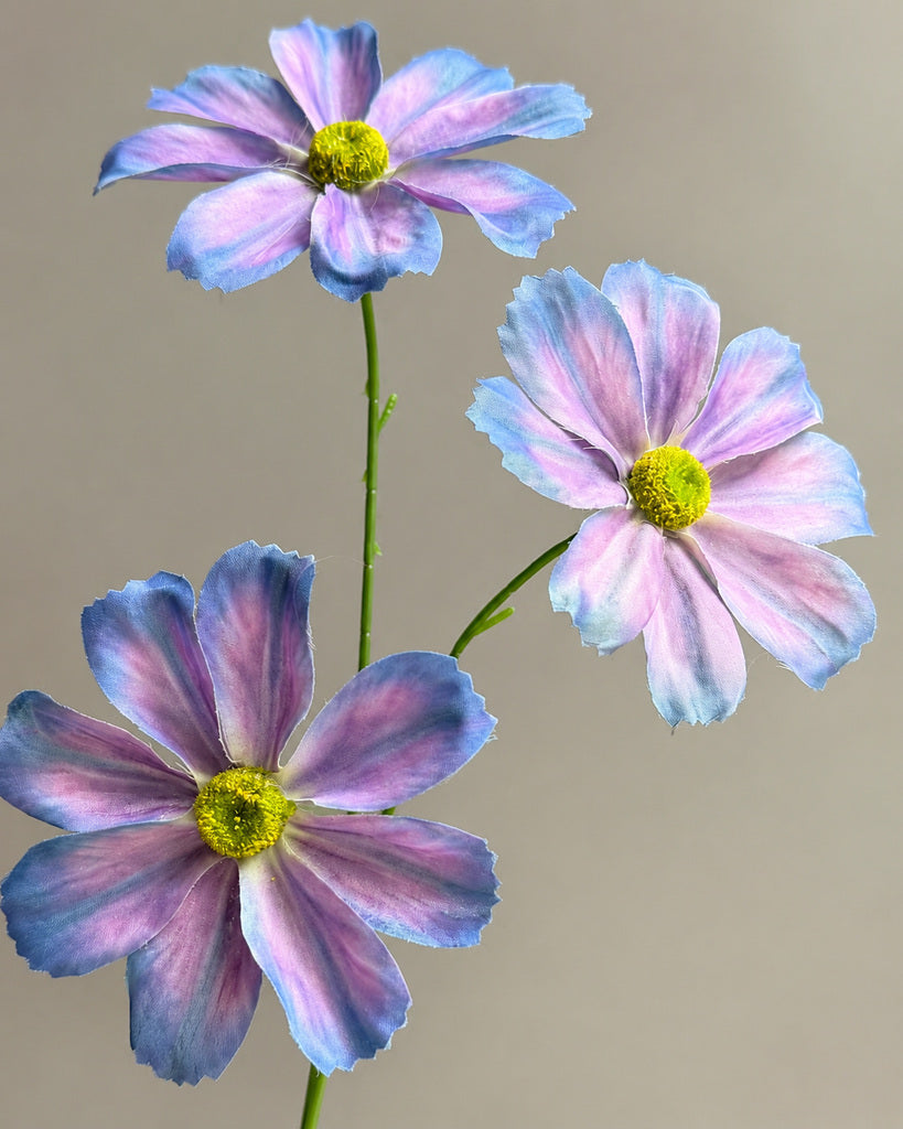 Lavender Artificial Cosmos Floral Spray - 60 cm