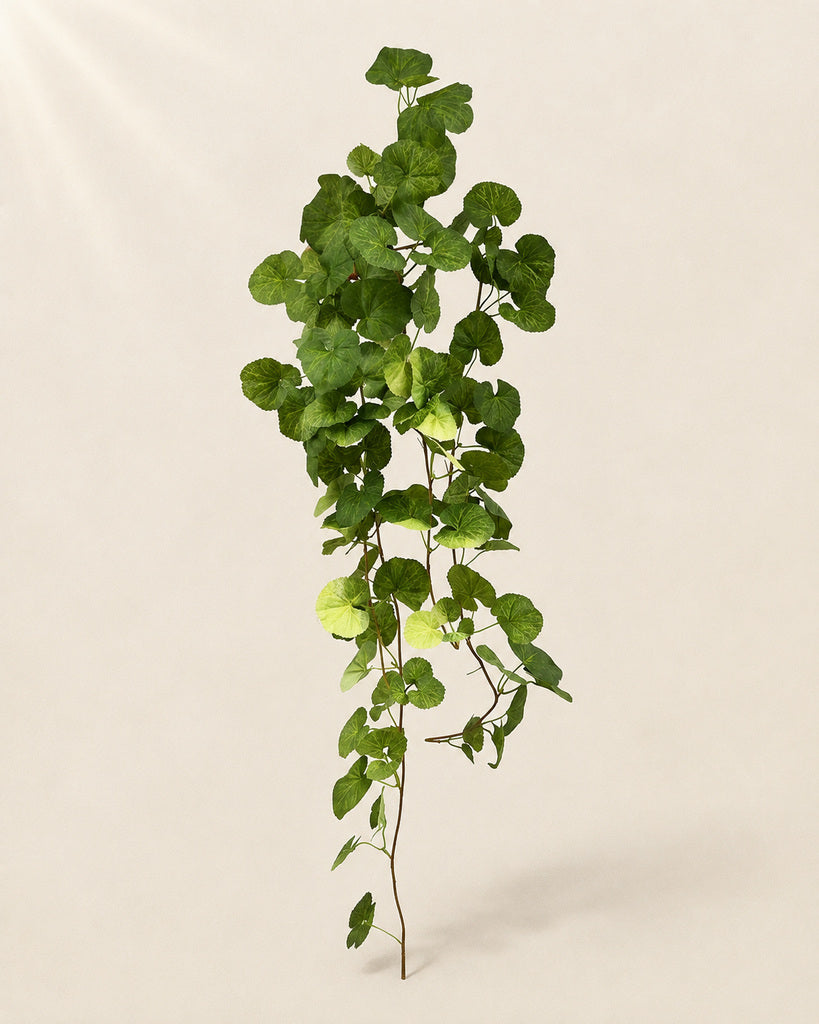 Trailing Artificial Begonia Leaf Hanging Bush - 90 cm
