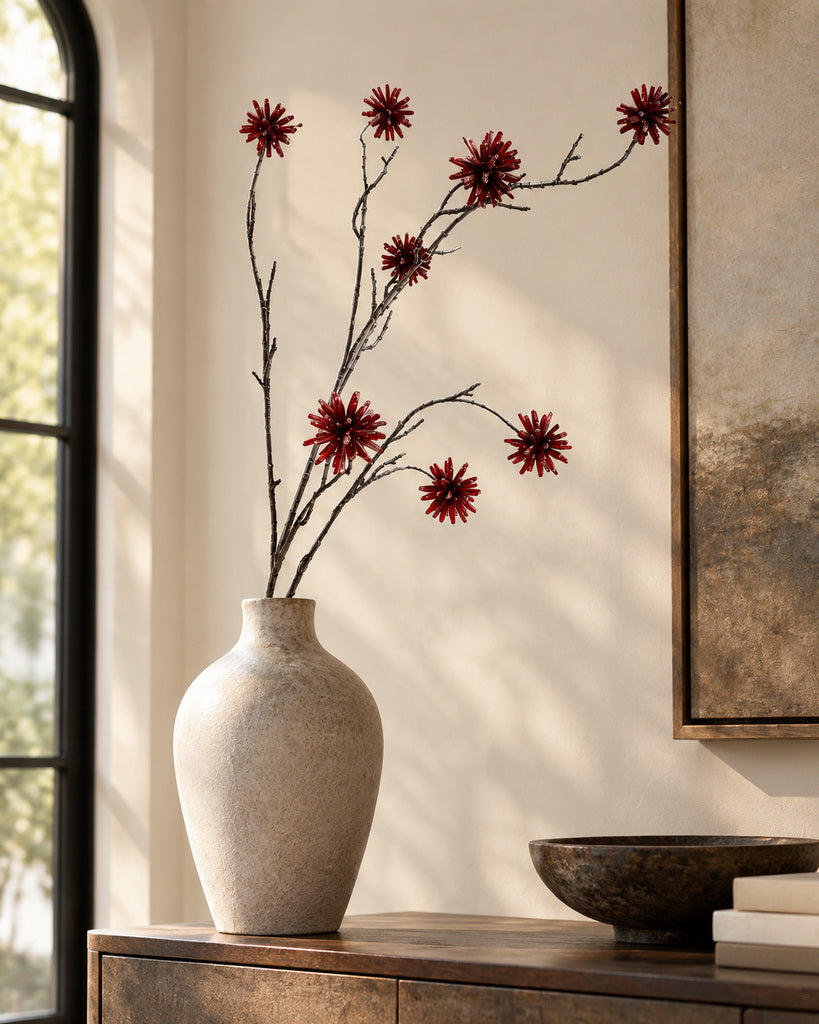 Red Artificial Toon Fruit Branch - 79 cm