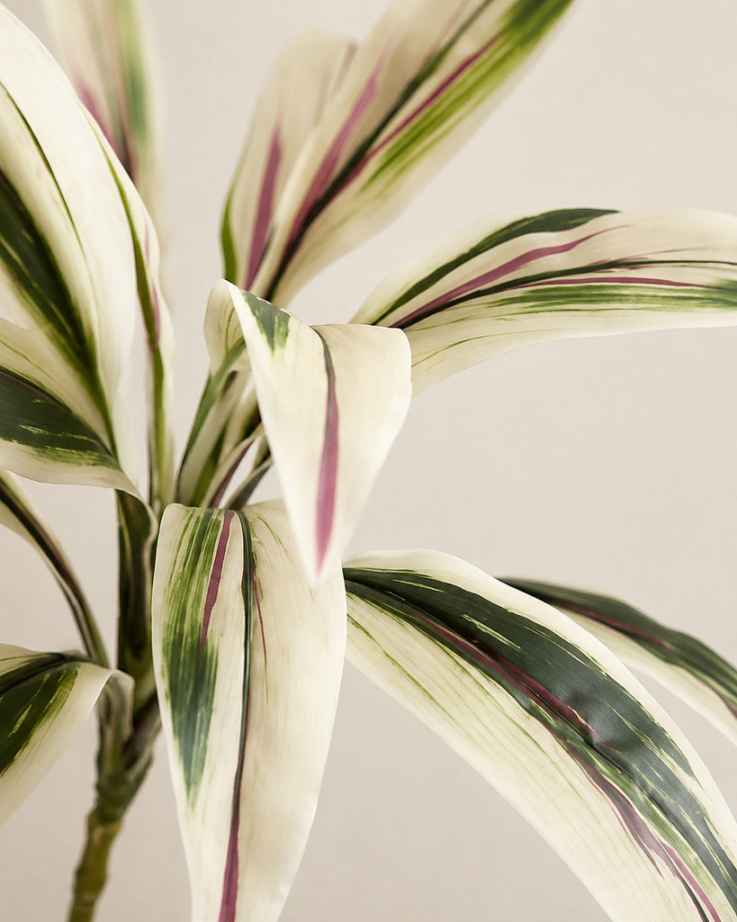 White Green Pink Artificial Brazilian Wood Lily Bamboo Branch - 96 cm