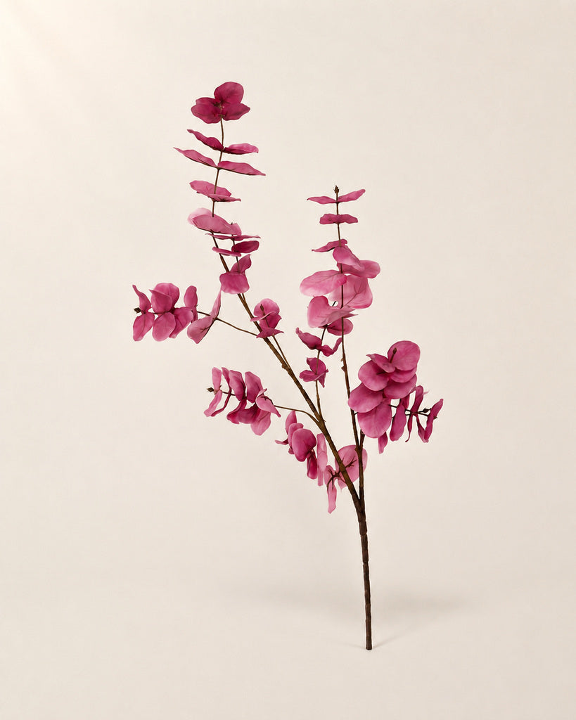 Venetian Red Artificial Layered Eucalyptus Branch - 86 cm