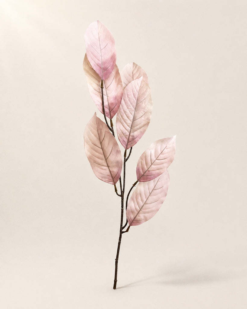 Chestnut Artificial Crape Myrtle Leaf Branch - 84 cm