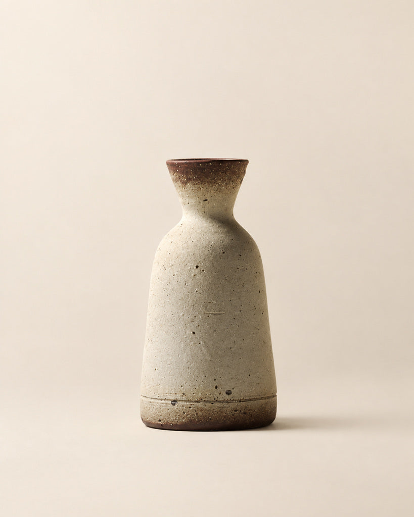 Speckled Ivory Handmade Ceramic Vase - 8.7"