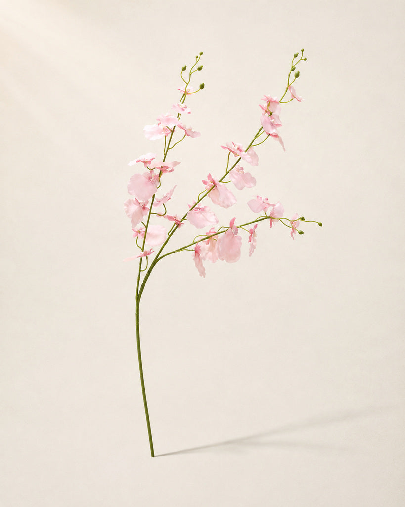 Pink Real Touch Dancing Orchid Stem - 96 cm